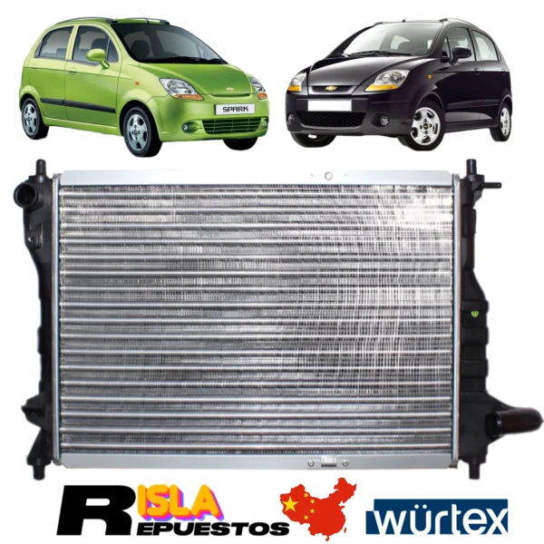 Radiador Para Chevrolet Spark 2006 2016 800 1.0